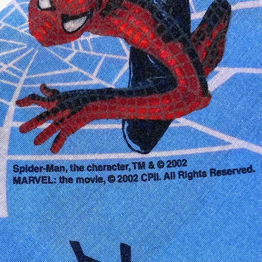 Y2K Spider-Man twin sheet set 2000s vintage
